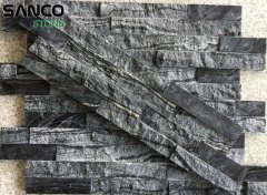 Very Popular Tree Black Marble Z-type Cultural Stone