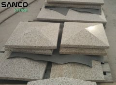 Yellow Granite Coping Stone For Column And Wall