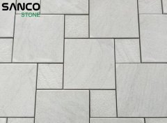 White Sandstone Tiles For Wall And Floor