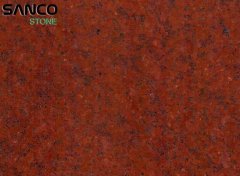 Dyed Red Granite (Small Flower)