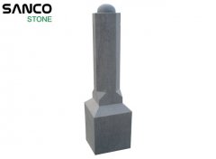 China Blue Limestone Octagon Pillar