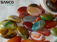 Agate Polished Colorful Pebbles SCPA01