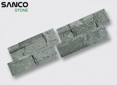 Green Quartz S-type Cultural Stone Veneer 40x18cm
