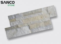 Ivory White Quartzite Small Size Culture stone Tile