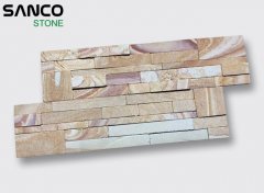 Colored Sandstone Culture Stone Veneer For Wall