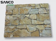 Yellow Limestone Raw Face Cement Culture stone
