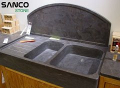  Integrated Large Blue Limestone Kitchen Sink